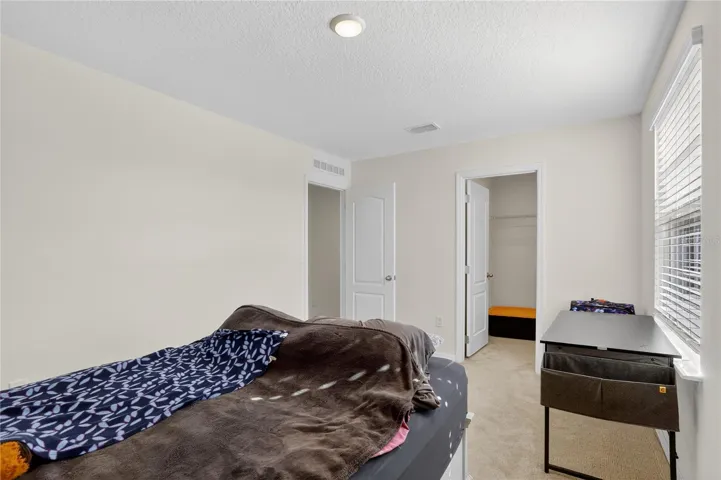 Bedroom 3 with extra large walk-in closet
