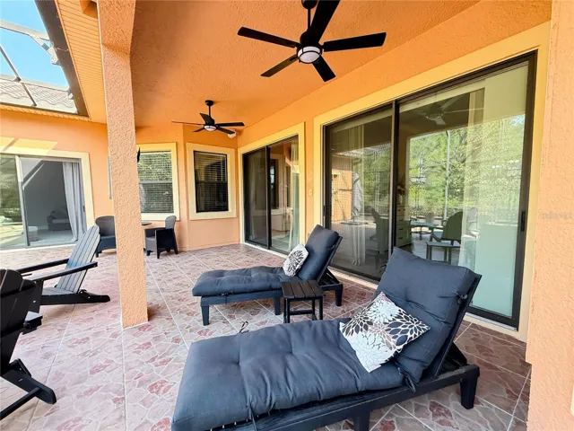 Covered Portion of Tiled Lanai