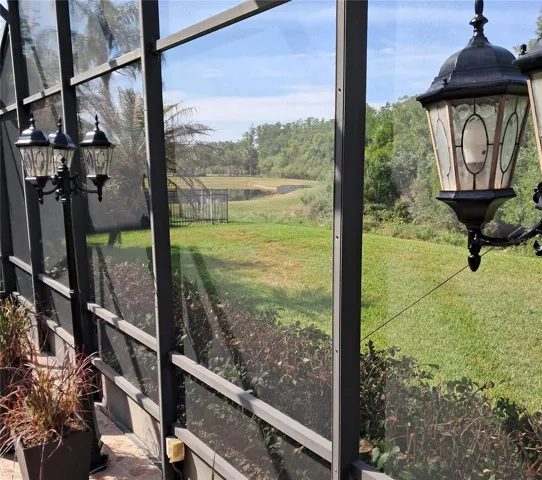 Backyard View. Conservation & Pond.