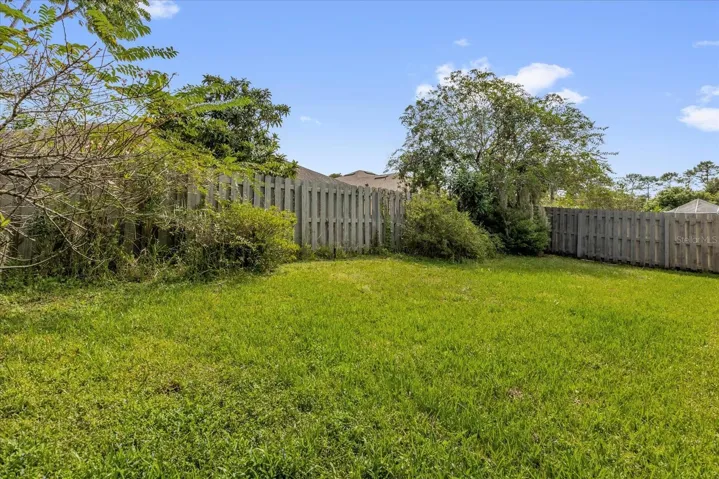 Fenced Backyard