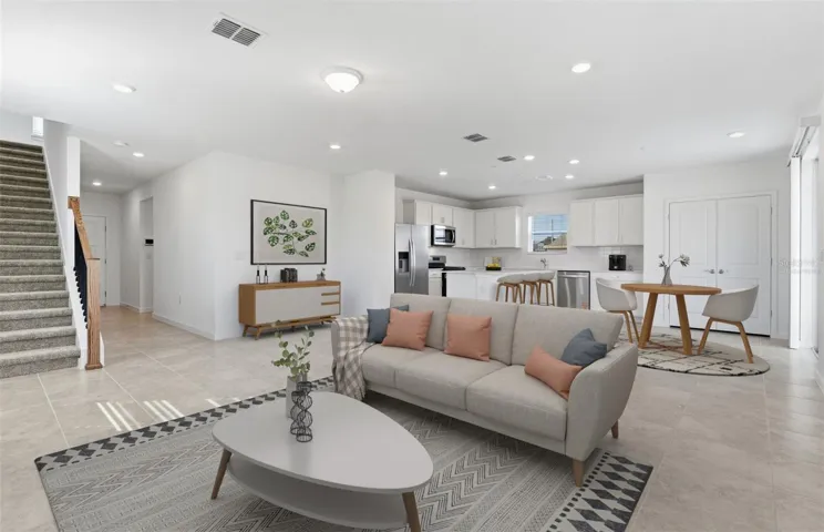 Virtually Staged - Open Gathering Room