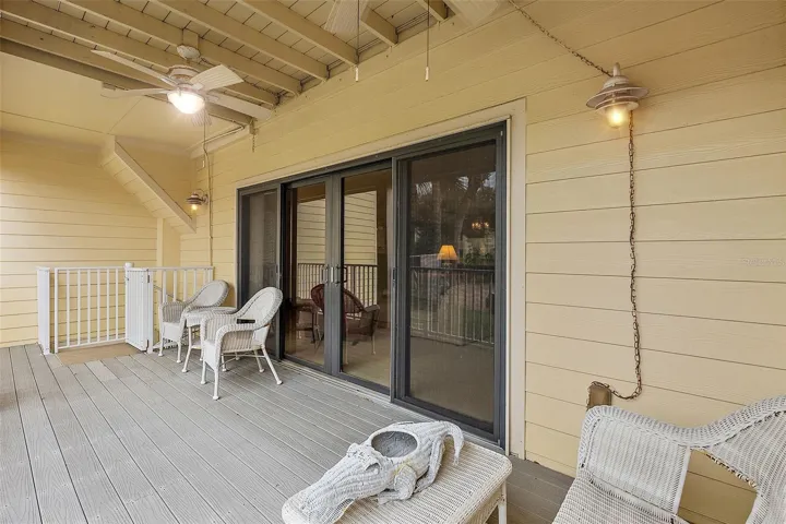 Main level large balcony