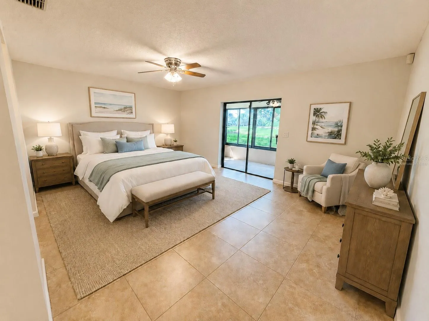 Virtually Staged - Primary Bed