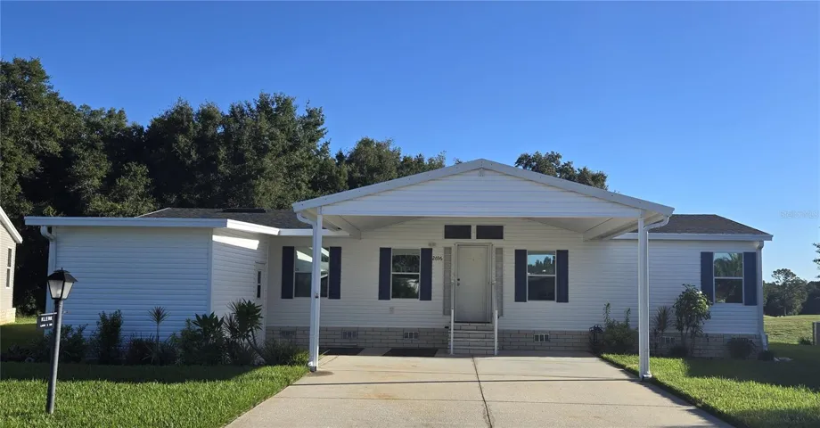 front (flat driveway)