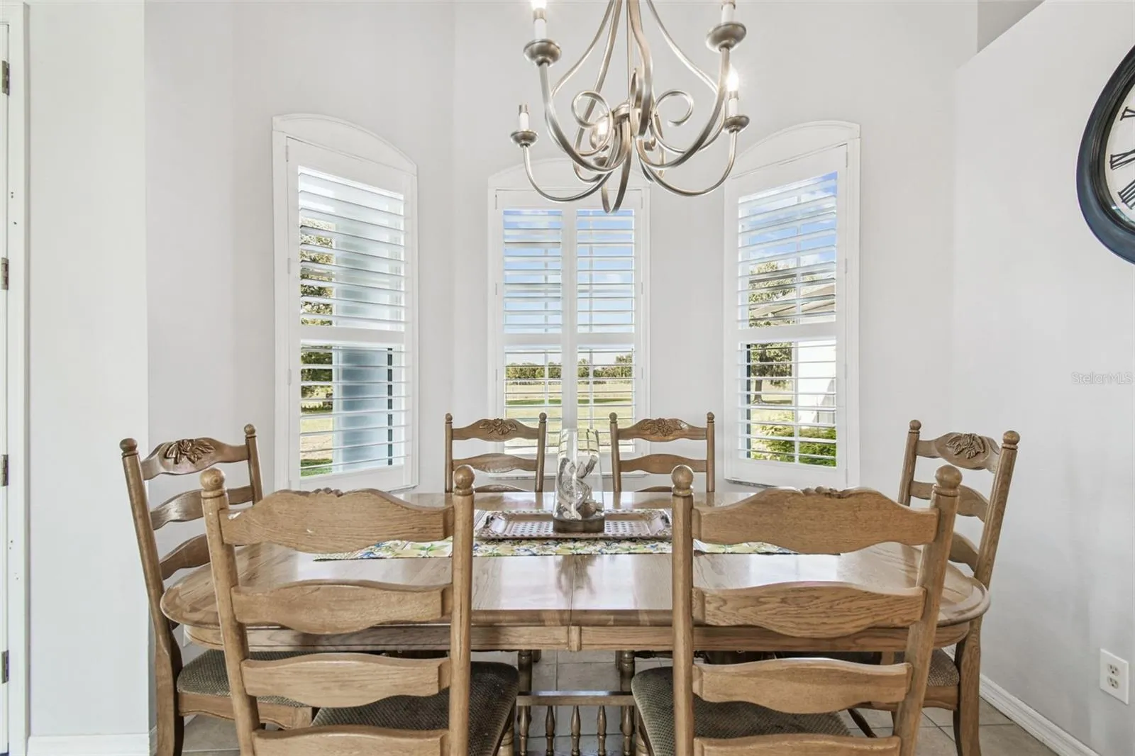 Formal dining area