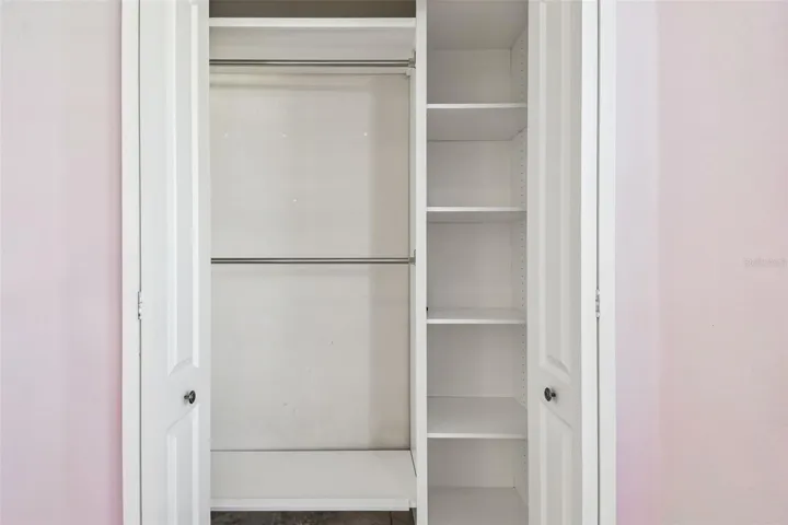 Bedroom 1 with custom closet