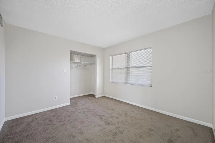 2nd Bedroom with built-in closet