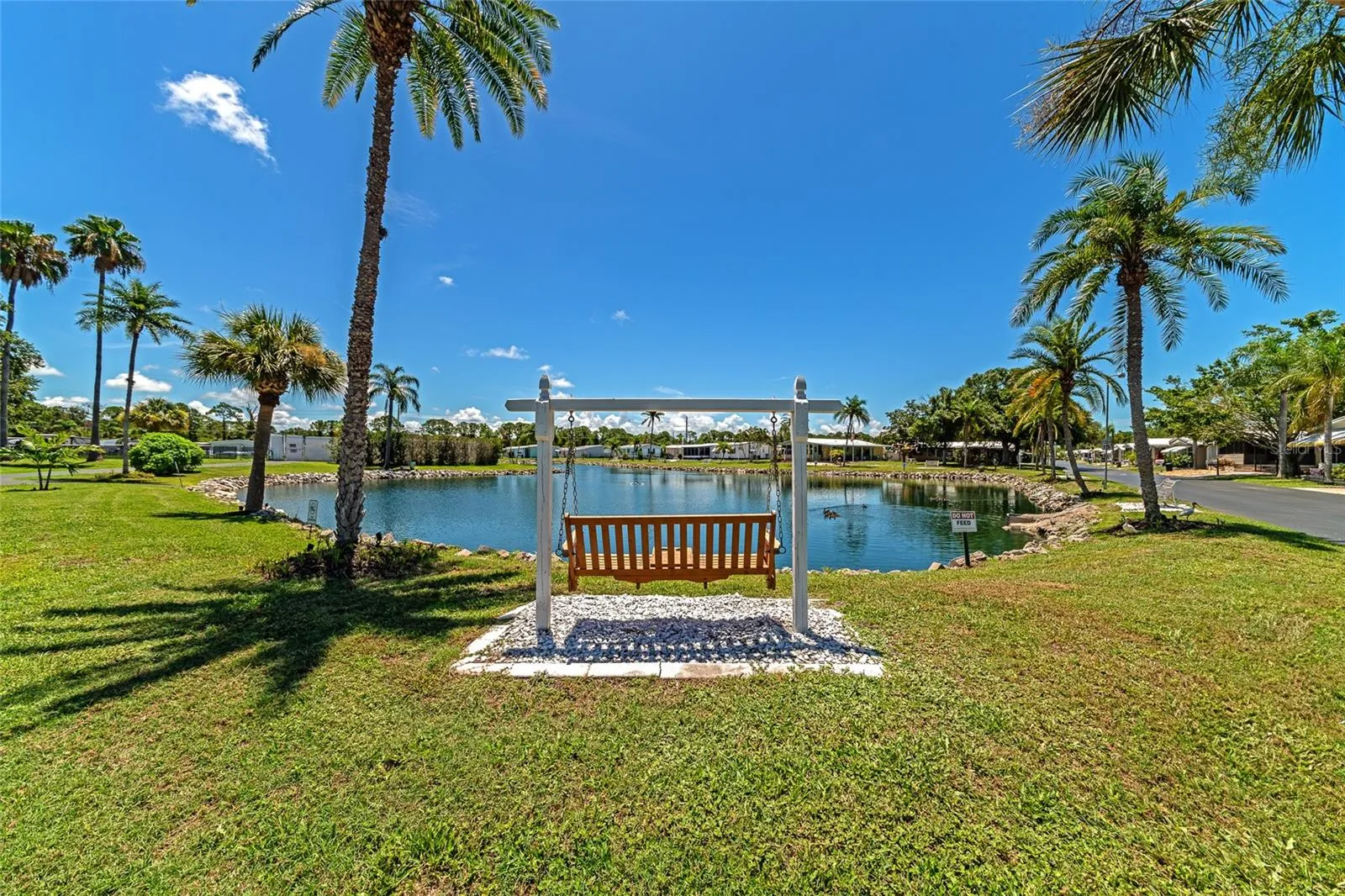 Just imagine sitting here...watching the water and the palm trees ..and being so glad you moved here!