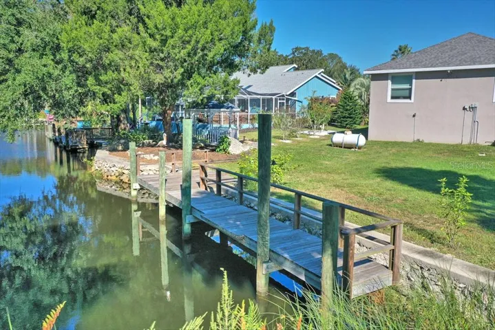 Dock your boat in the backyard