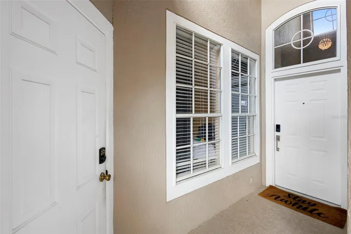 GARAGE DOOR ACCESS TO FRONT PROPERTY ENTRANCE.