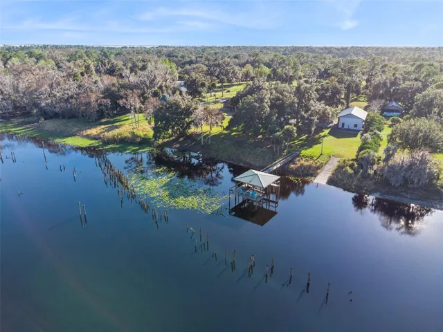Dock, Ramp and Detached 3 Car Garage