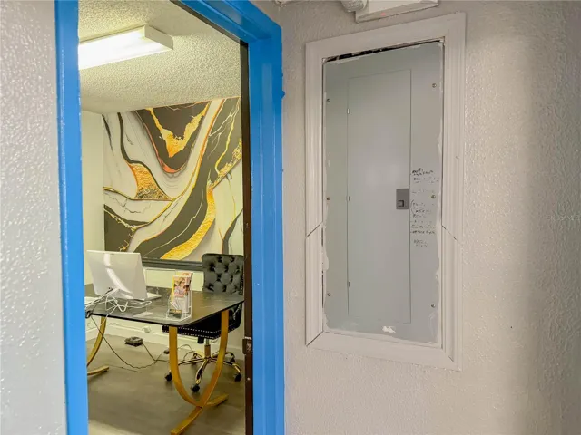 entrance to office