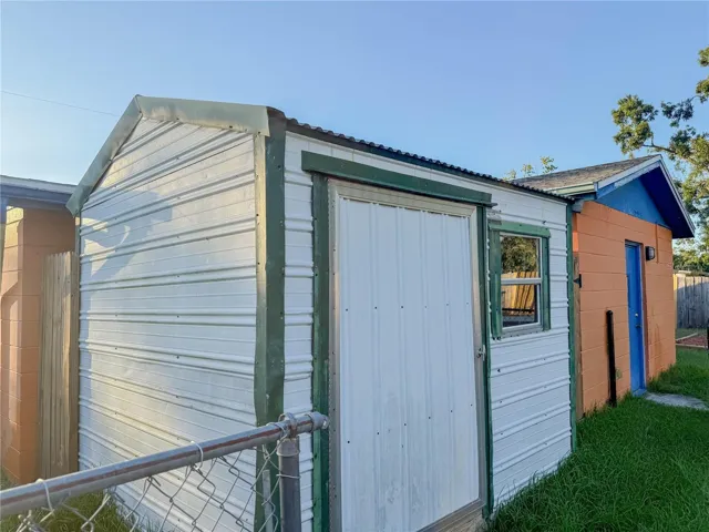 exterior storage side view