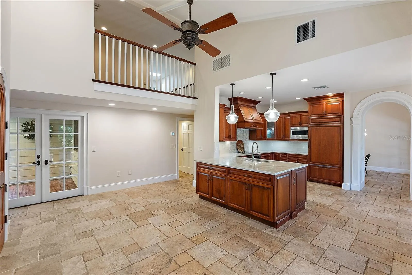 2nd Floor Landing overlooking the Kitchen