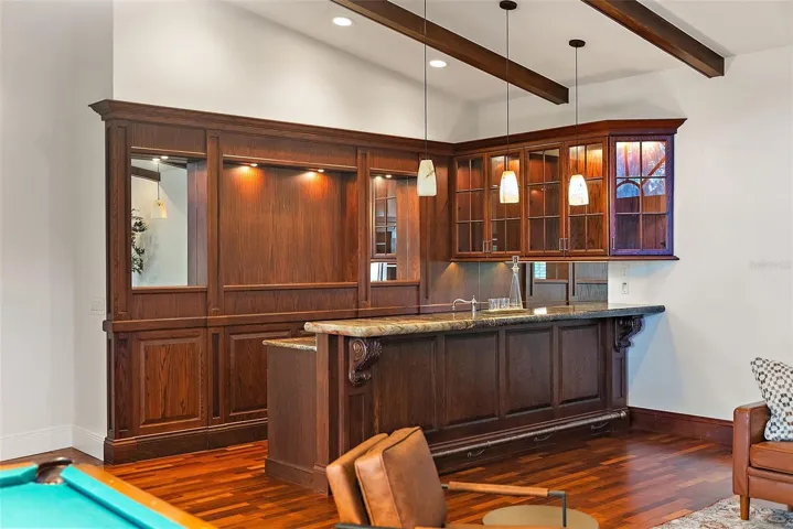 Built-in Wet Bar in Family Room