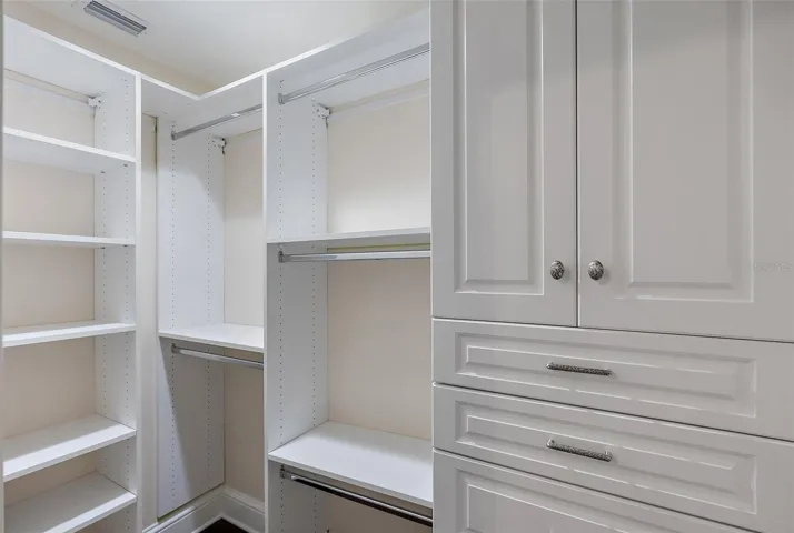 2nd Floor bedroom Closet w/ Built-ins (#3)