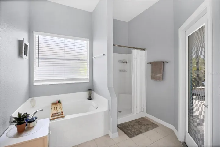 Door goes to pool from easy access
