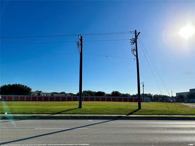 View across US Highway 17 northbound looking east to property