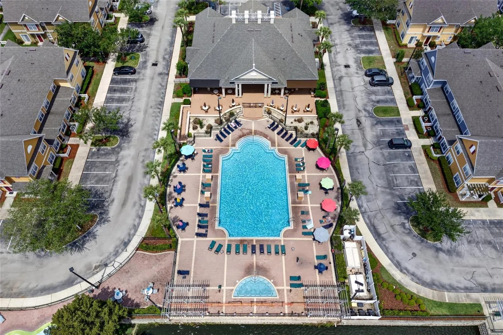 resort style pool