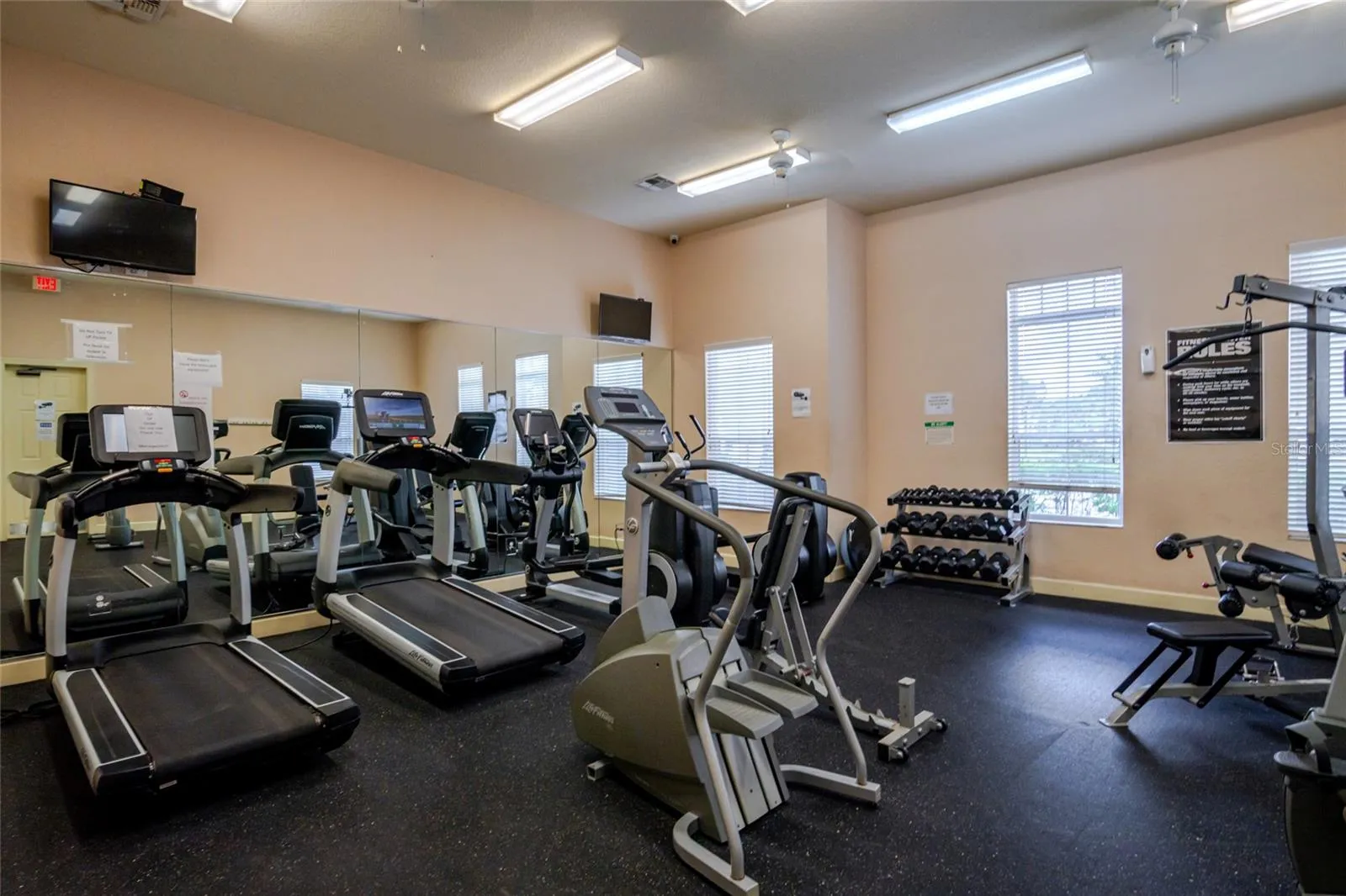 gym in clubhouse