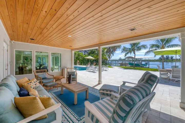 Covered Sitting Area!