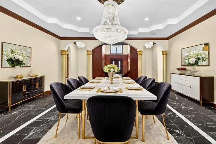 Formal Dining Room  Virtually Staged