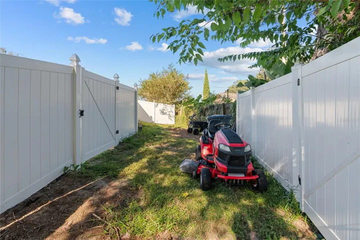Boat or Trailer Cubby - Tucked away from the backyard and neighbors