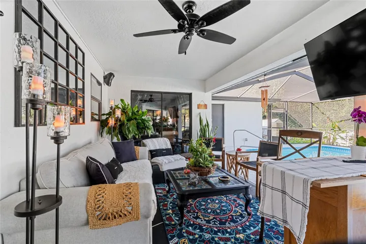 Lanai outdoor TV stays with the home