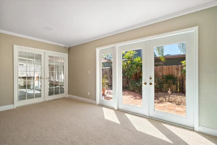 Living room - Virtually Staged with Carpet