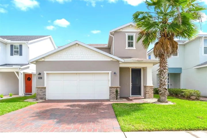 MOVE IN READY / BUILT IN 2020 two story home sitting on a premium POND LOT in a small GATED COMMUNITY featuring a pool and playground - welcome to Parkview Place!