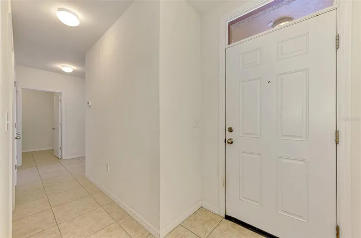 Hall to spare Bedrooms and Laundry