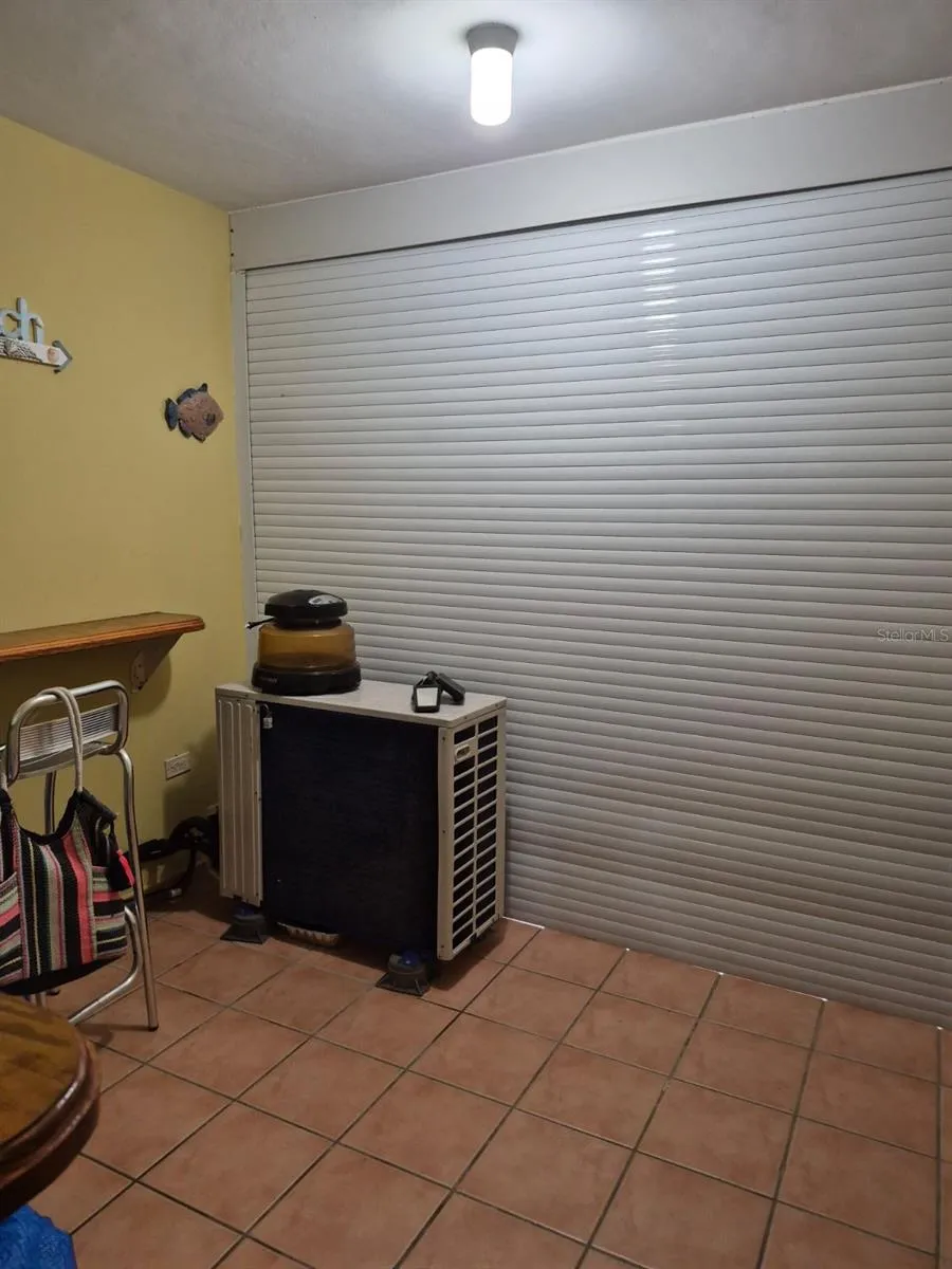 Rear Balcony with roller door