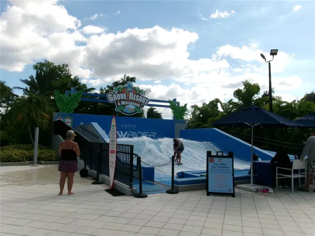 The FlowRider surfing wave simulator!
