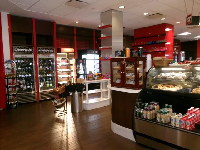 Lots of snacks, etc. are available