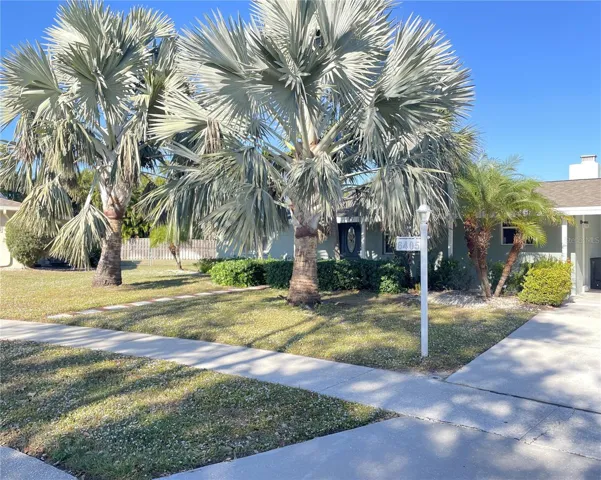 Front yard & driveway