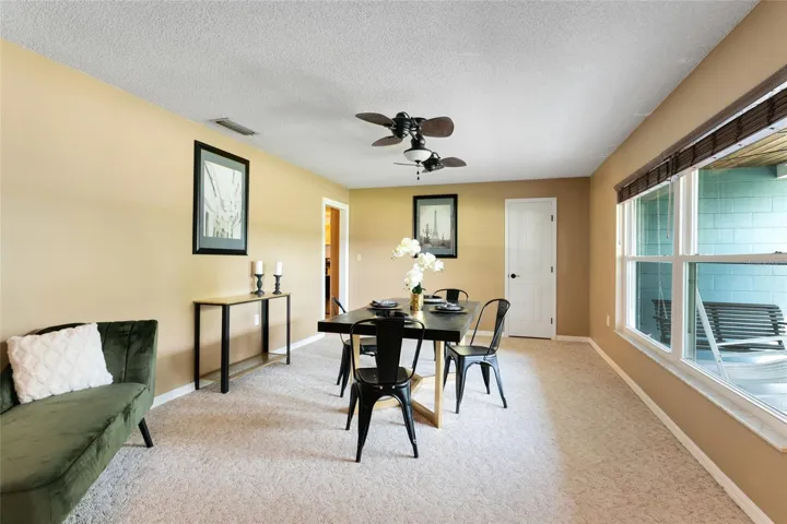 Formal dining off front entry