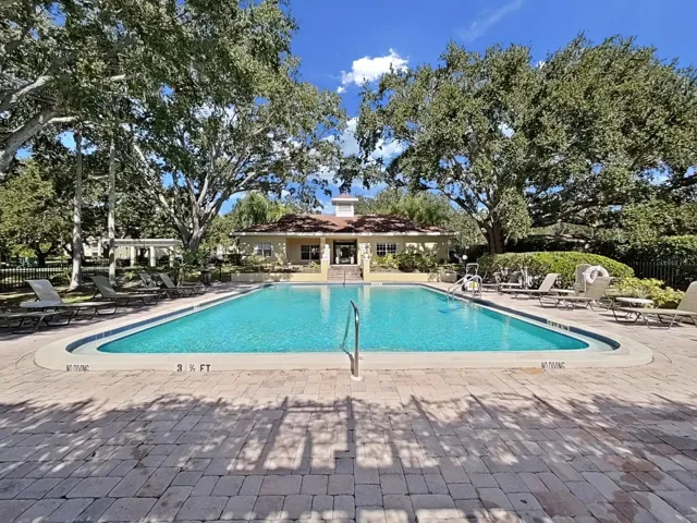 Heated Pool and Clubhouse with comfy seating area!