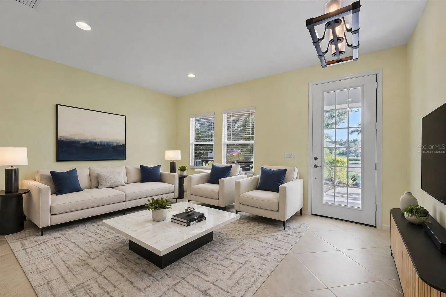 Virtually Staged as Living Room