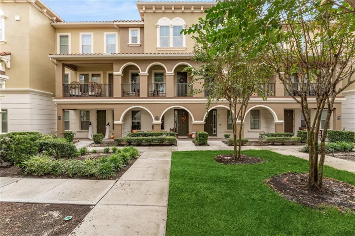 Front facade and courtyard