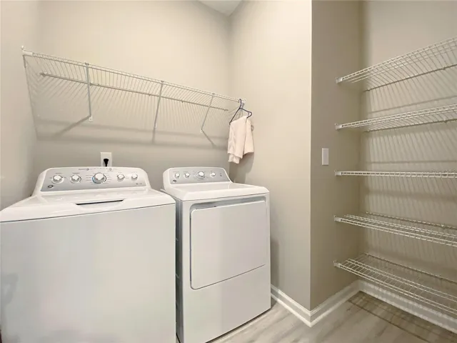 Inside laundry room