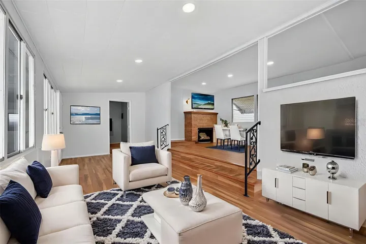 Virtually Staged Living Room