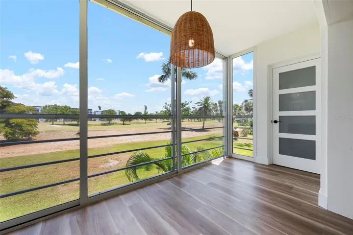 Updated enclosed Lanai with breathtaking views.