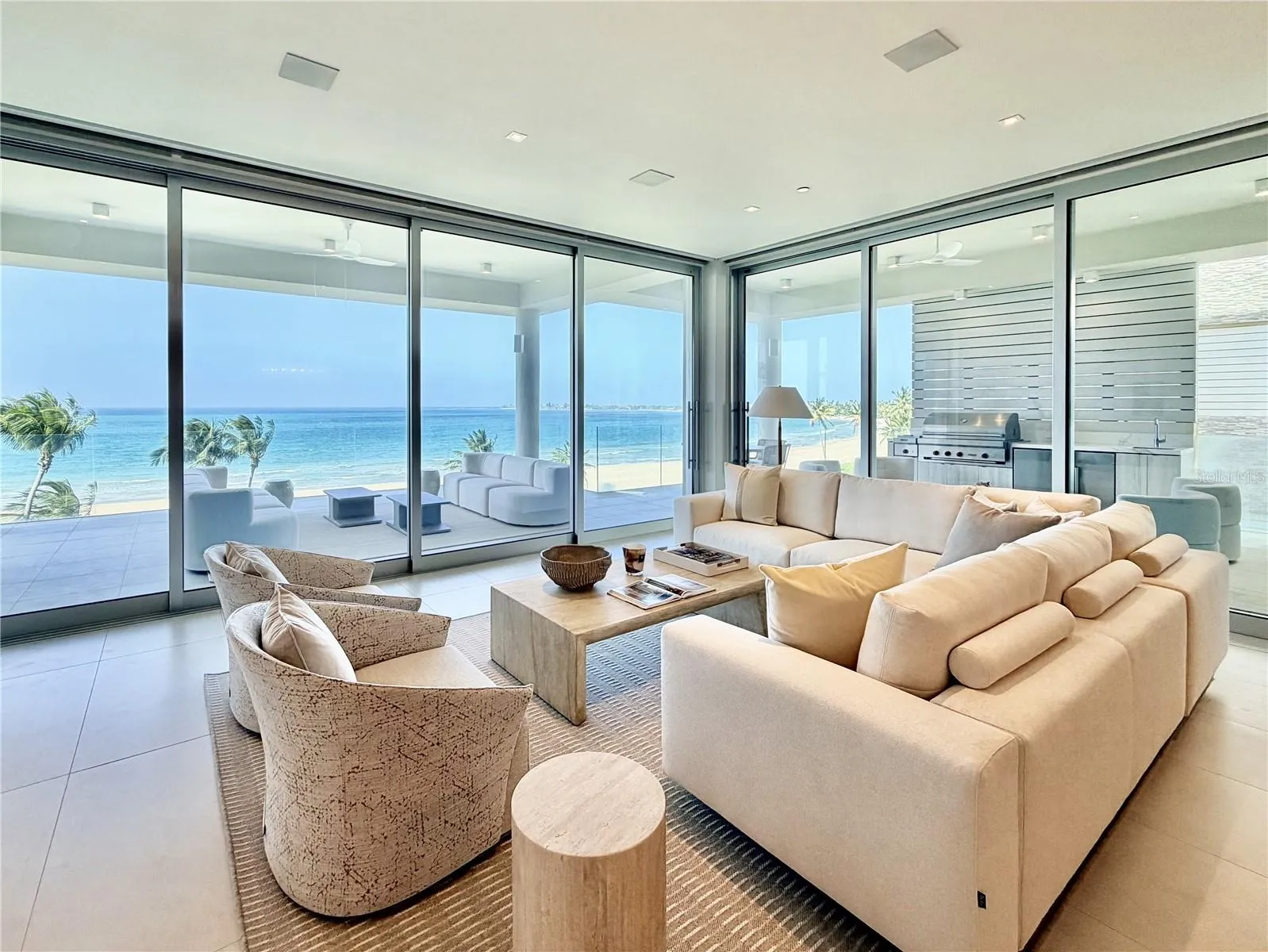 Living Room Oceanfront View