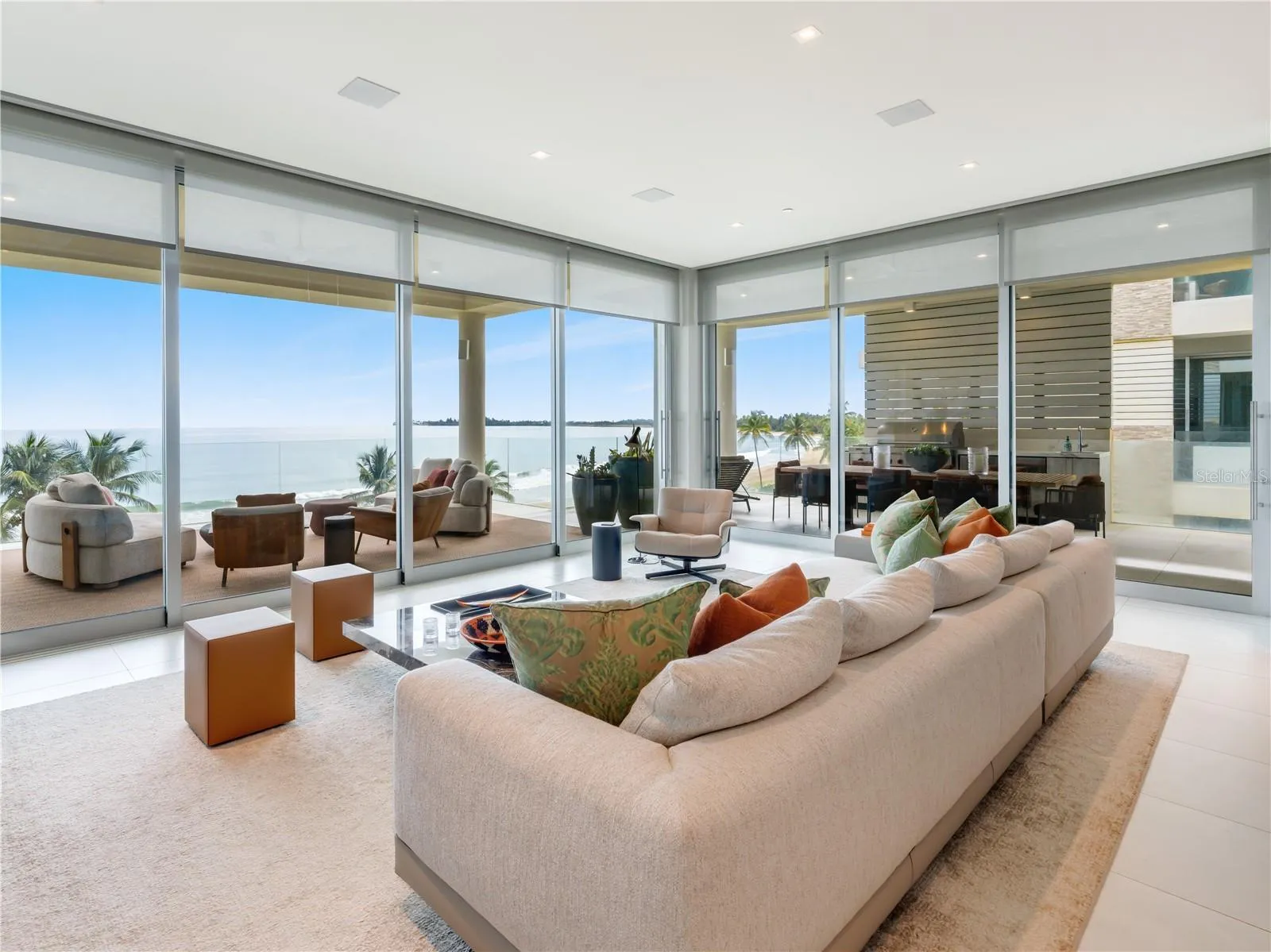 Living Room & Ocean View
