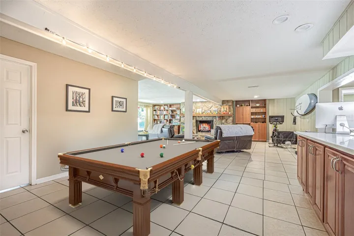Virtually Staged to show space adjacent to the kitchen could be used as a bonus room.