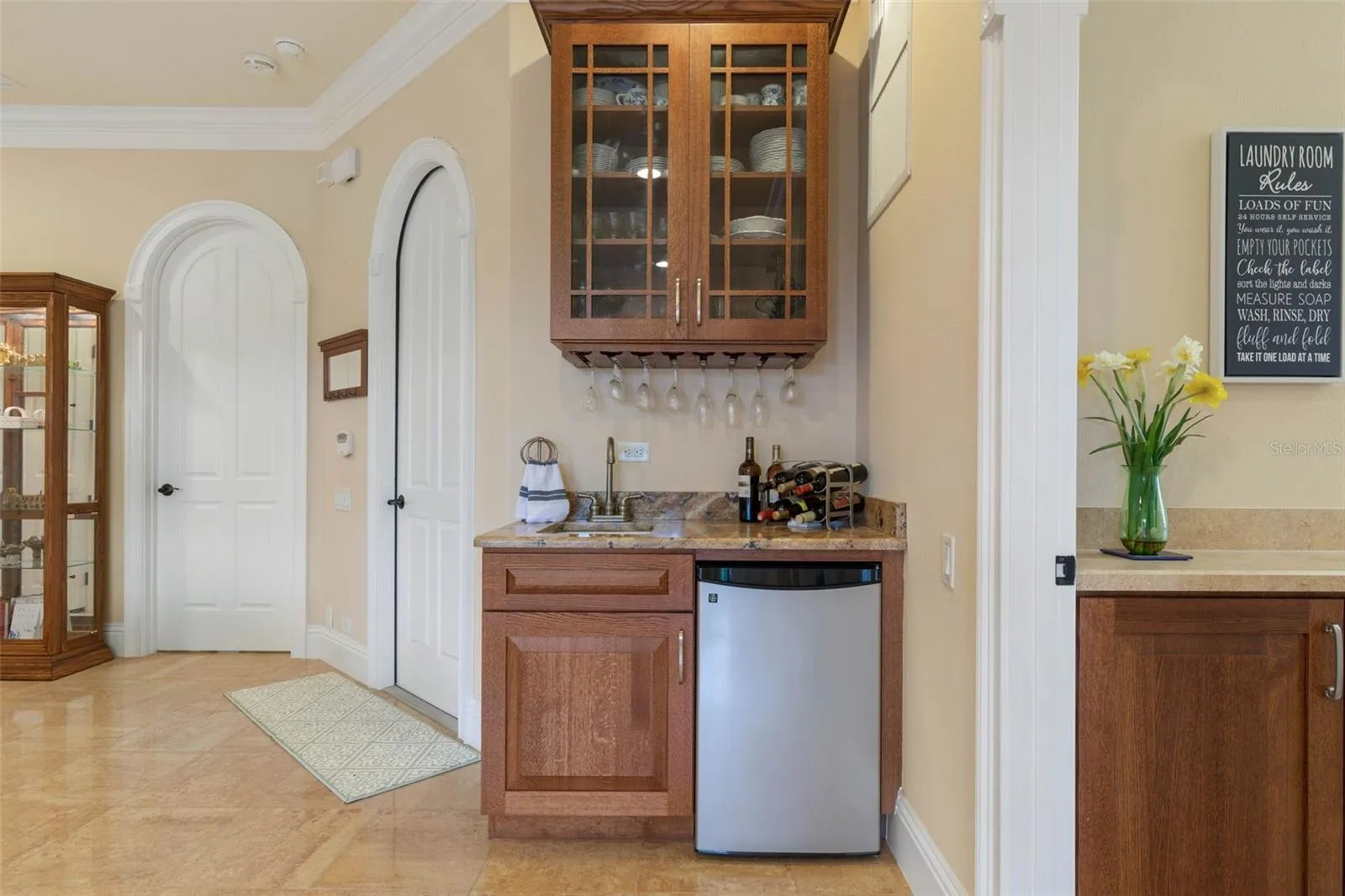 Wet bar in Family room