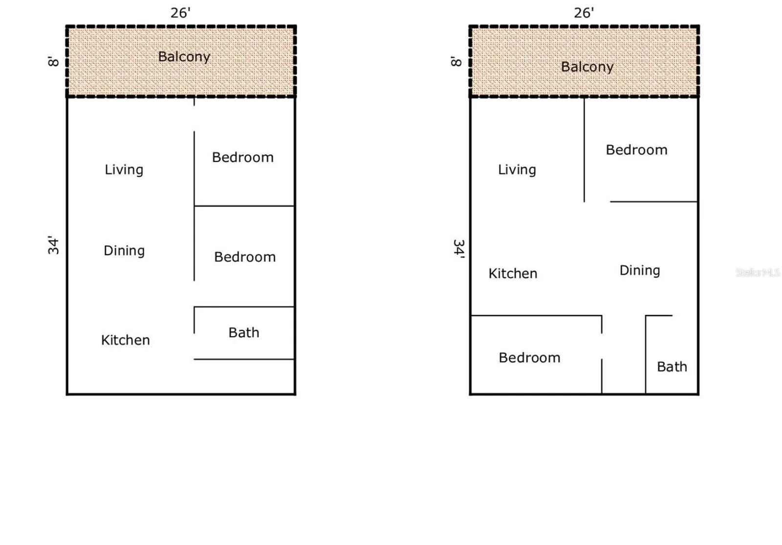 Layout, Upstairs to Left, Downstairs to Right