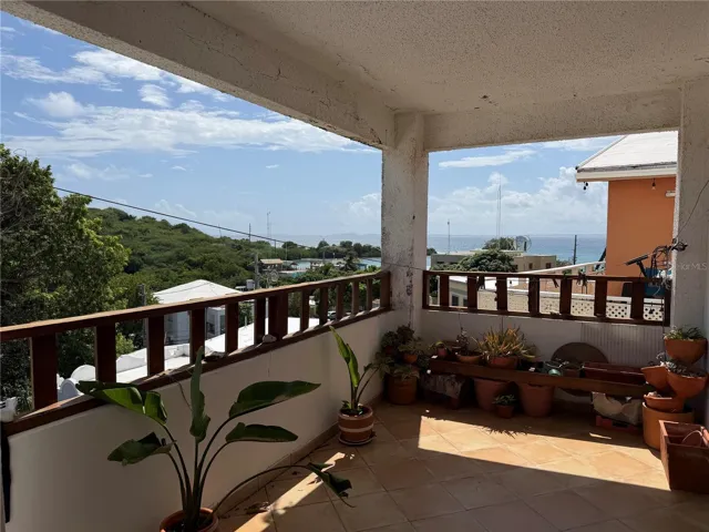 Downstairs Apartment Balcony