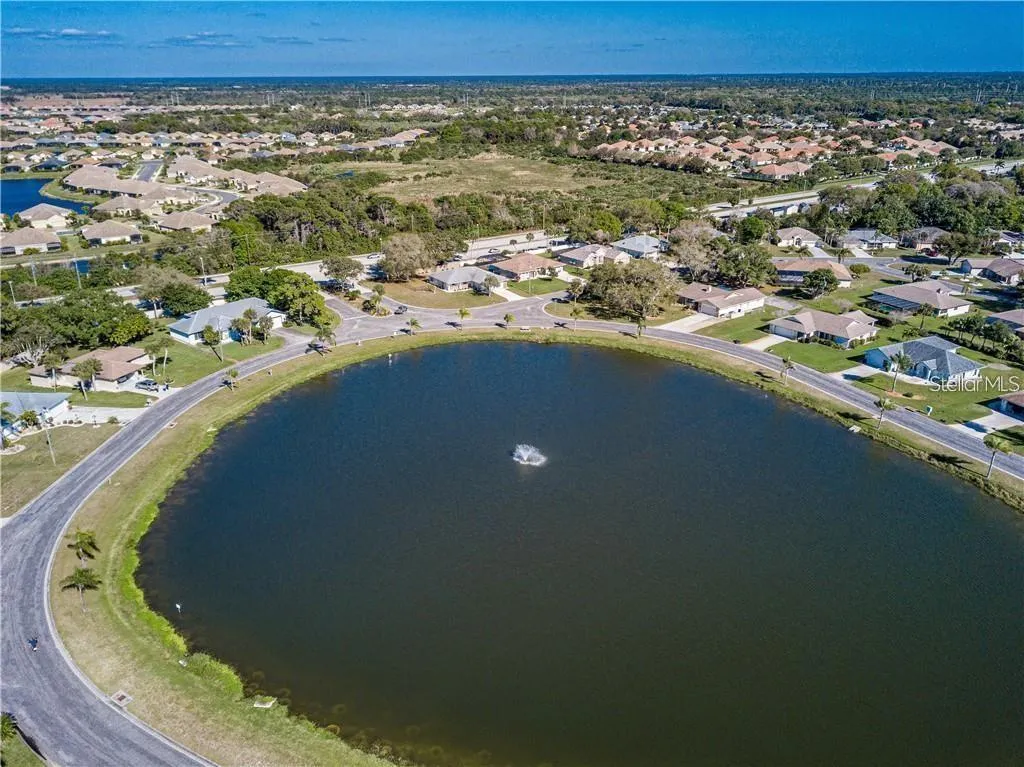Pond in center of Community