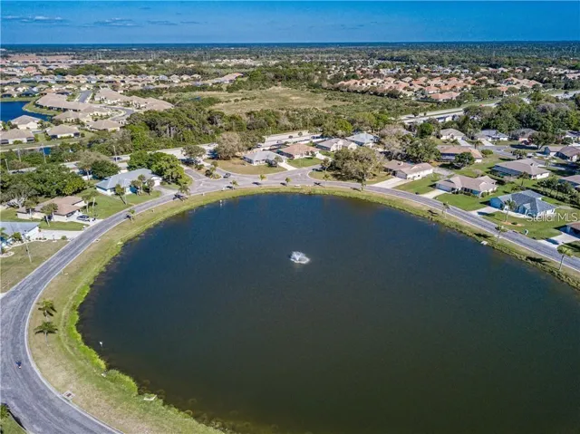 Pond in center of Community
